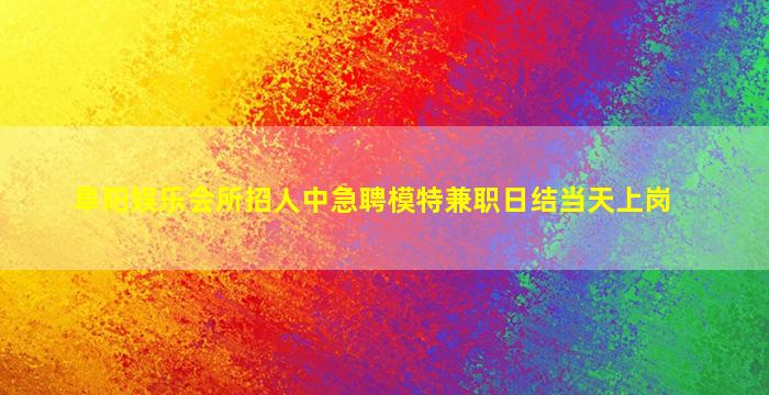 商丘酒吧招聘